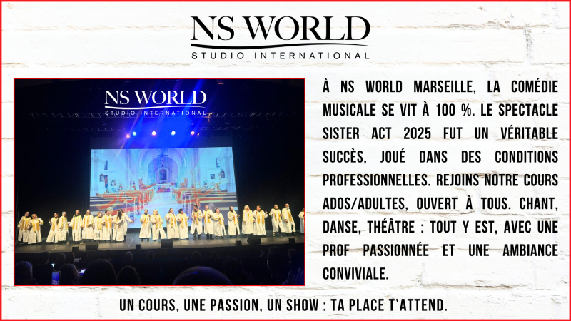 RETOUR EN IMAGES: COURS LOISIRS COMÉDIE MUSICALE POUR ADOS ET ADULTES À MARSEILLE – CHANT, DANSE, THÉÂTRE & SPECTACLE