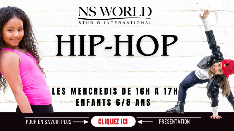 HIP-HOP ENFANTS 6/8 ANS – NS WORLD MARSEILLE 13013